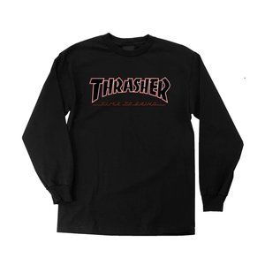 Thrasher x Independent Time to Go Black Long Sleeve T-Shirt S